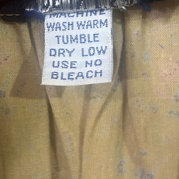 RARE Ralph Lauren Vintage Cotton Pleated Button Front Printed Skirt Size 10 - Picture 10 of 11